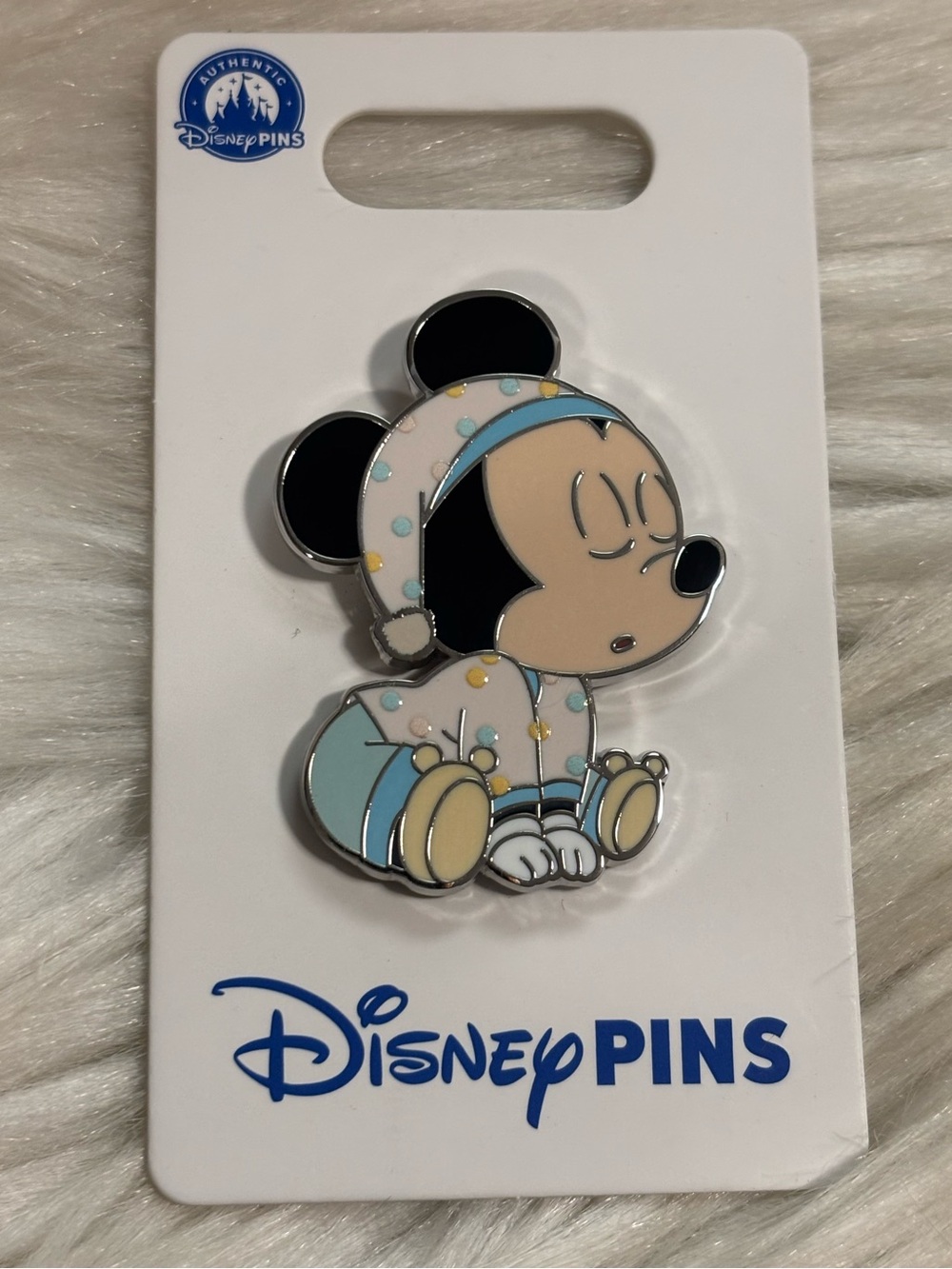 2024 Disney Parks Sleeping Baby Mickey Mouse Pin